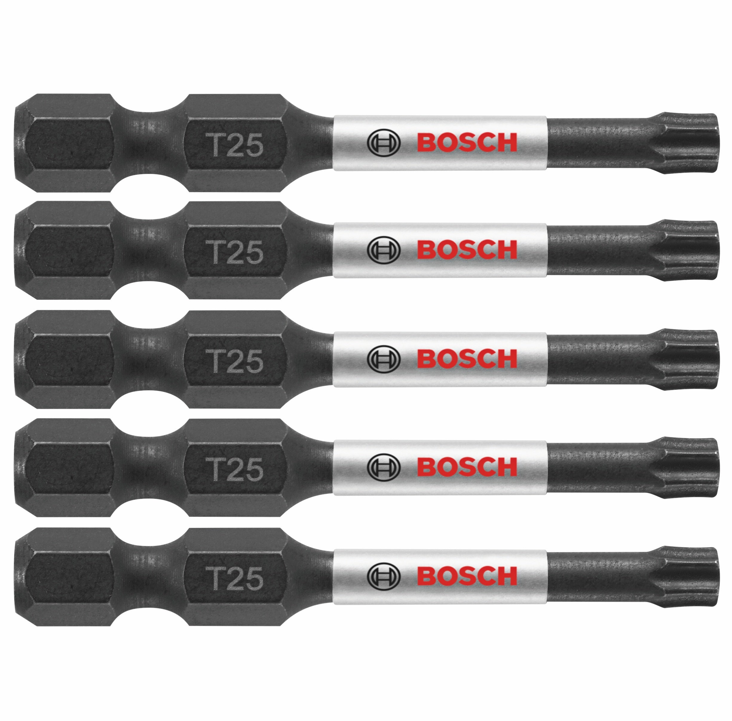 Bosch 5-Piece Impact Tough 2 in Torx 25 Power Bits ITT25205