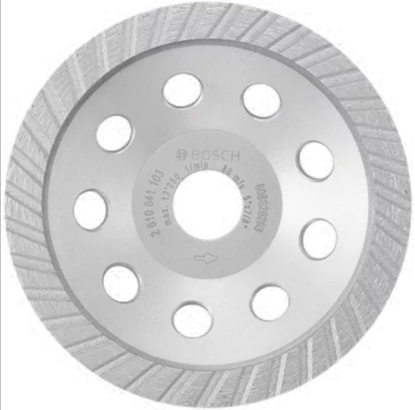 Bosch 5" Turbo Hubbed Row Diamond Cup Wheel DCTH0501