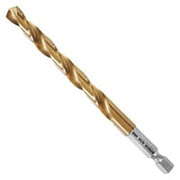 Bosch 6-Piece 5-16 in Impact Tough Titanium Nitride Coated Drill Bits TI4147IM