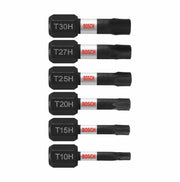 Bosch 6-Piece Impact Tough 1 in Torx Screwdriving Bit Set ITTHV106