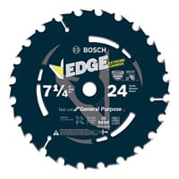 Bosch 7-1-4 in 24 Tooth Edge Circular Saw Blade for Framing DCB724