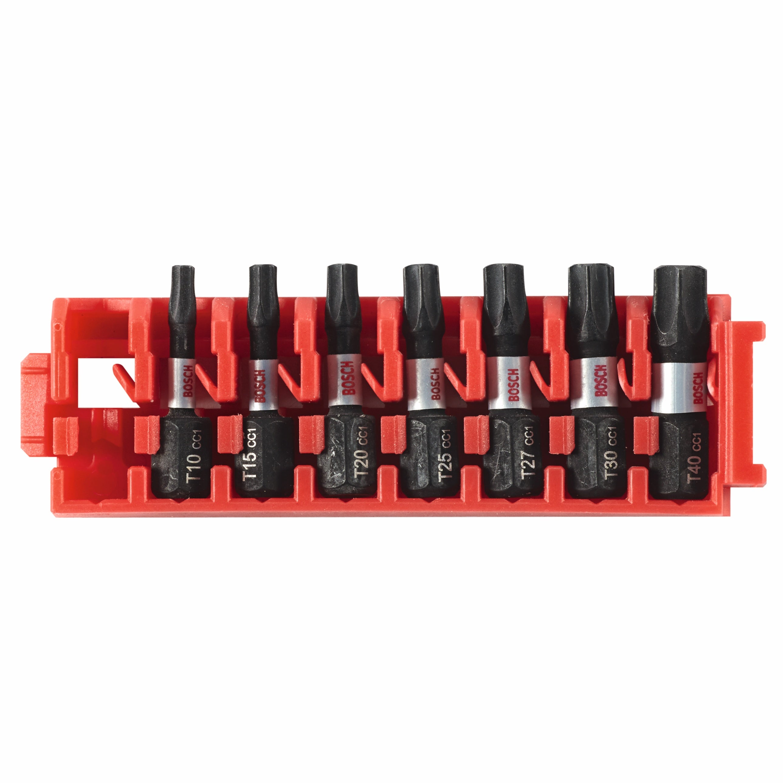 Bosch 7 pc Driven 1" Impact Torx Insert Bit Set w/ Clip ITDTV107C