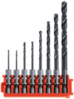 Bosch 8 pc Impact Tough Black Oxide Drill Bits w/ Clip CCSDV08