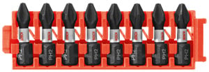 Bosch 8 pc Impact Tough Phillips P2 1" Insert Bits w/ Clip, CCSPH2108