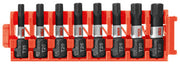 Bosch 8-Piece Impact Tough Torx 1 in Insert Bits with Clip for Custom Case System CCSTV108