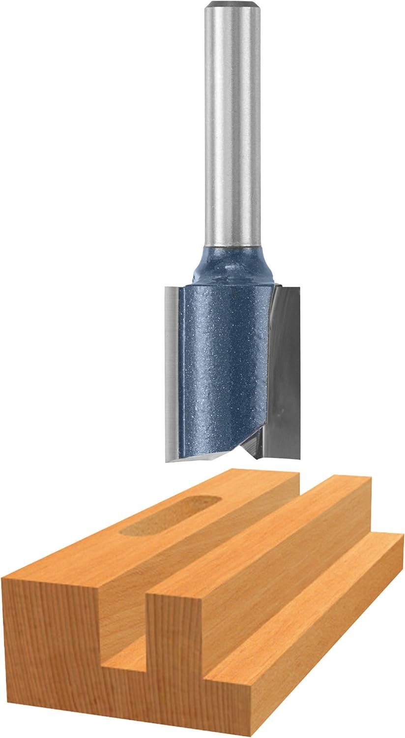Bosch 9/16 x 3/4" Carbide Tip 2-Flute Straight Bit 85229M