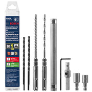 Bosch 9-Piece SDS-plus Universal Concrete Screw Installation Kit TCHC9