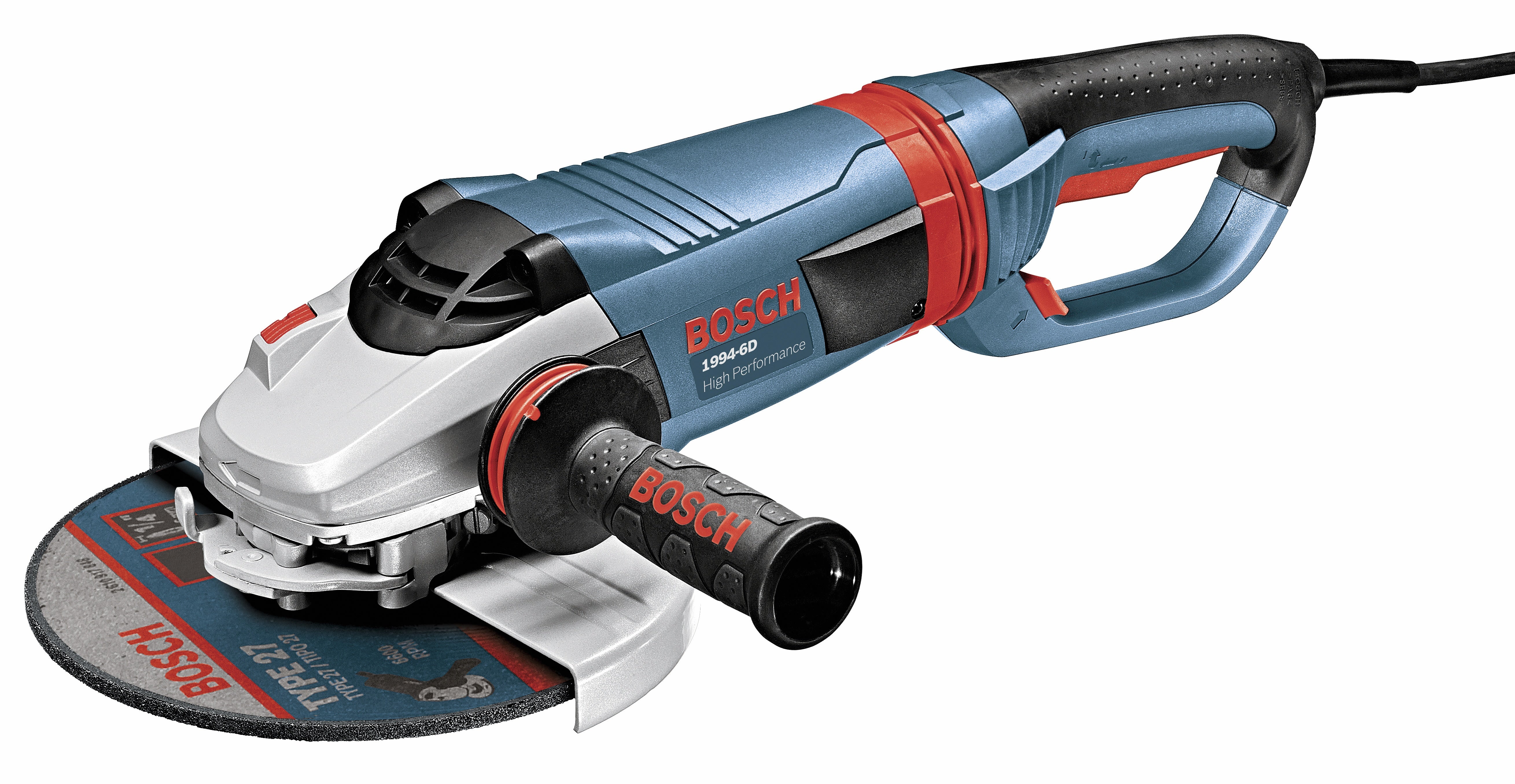 Bosch 9 in Large Angle Grinder with No Lock-on Trigger Switch 15 Amp 1994-6D