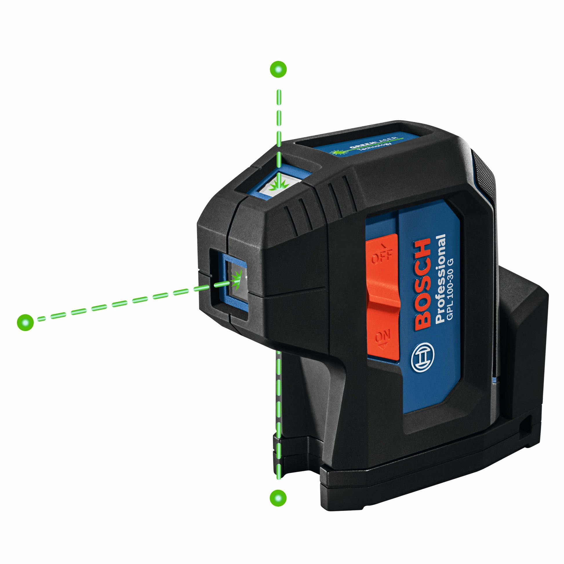 Bosch Green-Beam Three-Point Self-Level Alignment Laser GPL100-30G