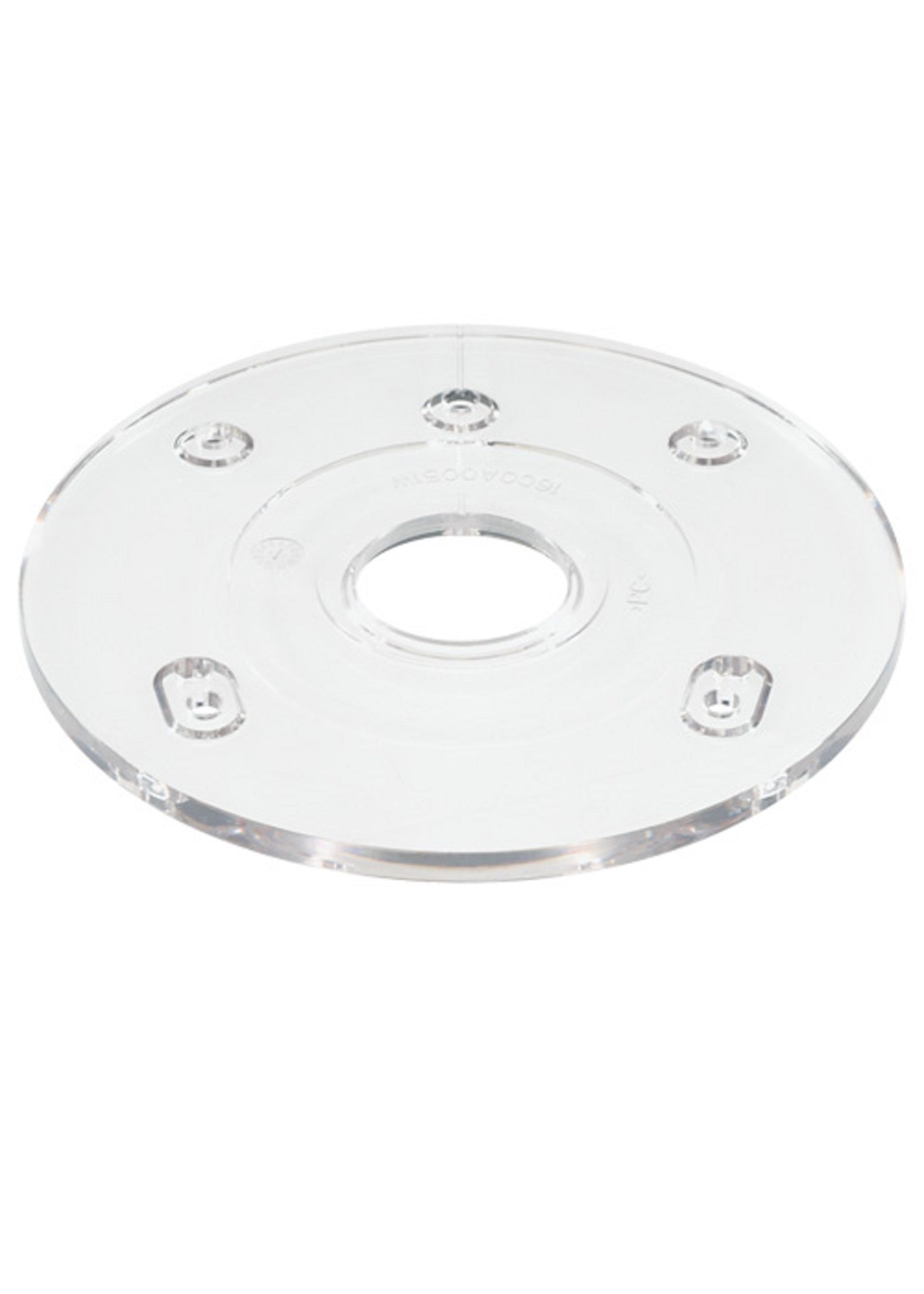 Bosch Palm Router Sub-base, Threaded Template Guides PR110