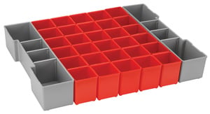 Bosch Red Inset Box Kit, L-BOXX-1A, Set of 3 ORG1A-RED