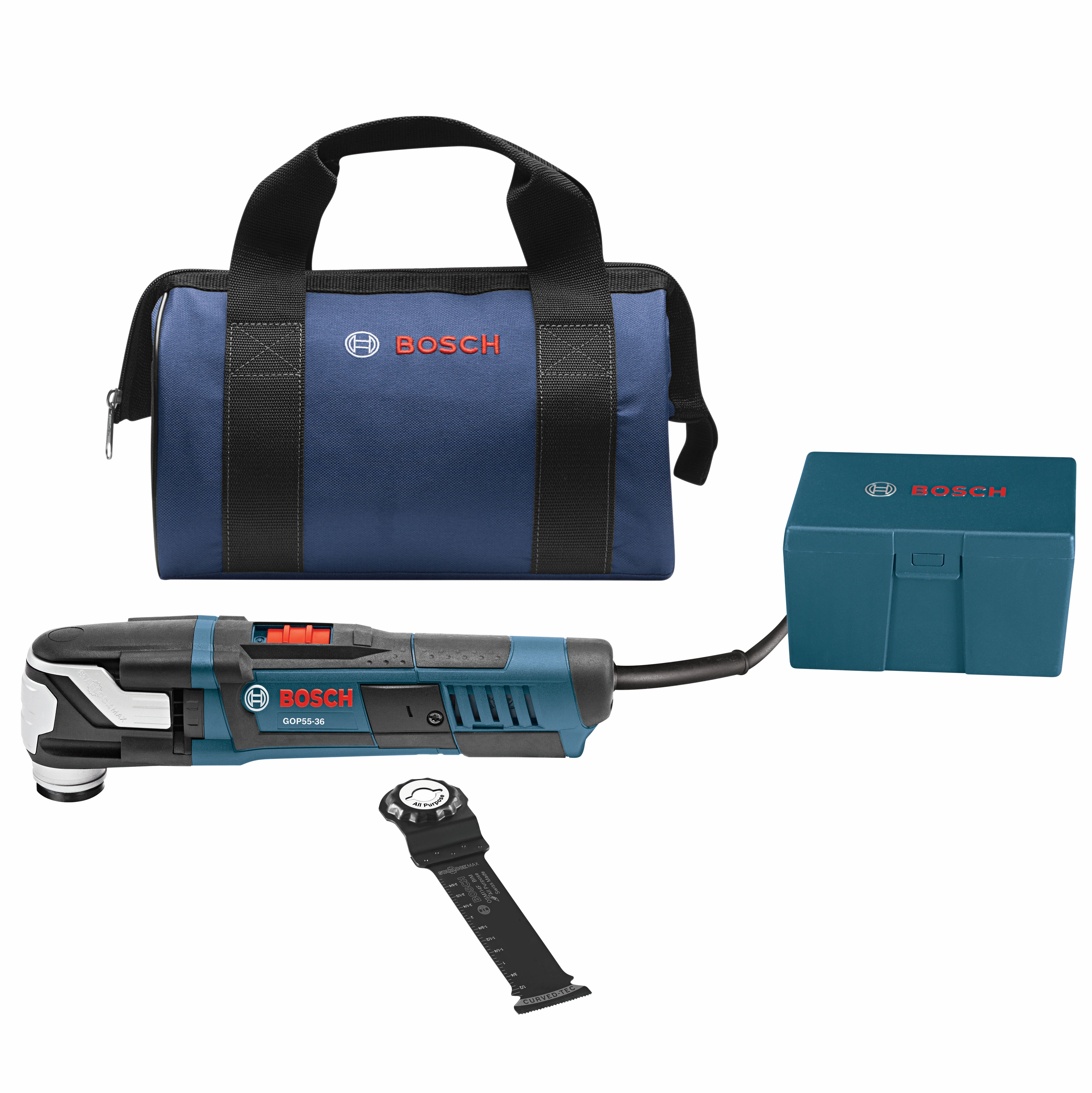 Bosch Starlock Max Oscillating Tool w/ Bag & 2 Accessories, 5.5A GOP55-36B