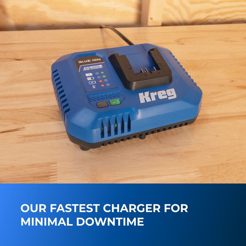 Kreg 20V Blue Ion Super Charger CRGR801B