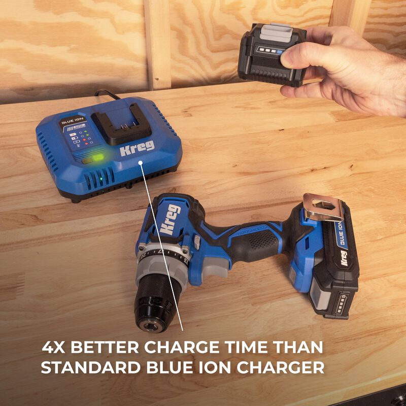 Kreg 20V Blue Ion Super Charger CRGR801B