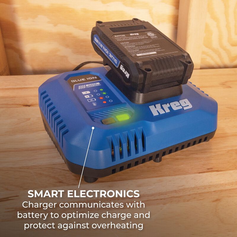 Kreg 20V Blue Ion Super Charger CRGR801B