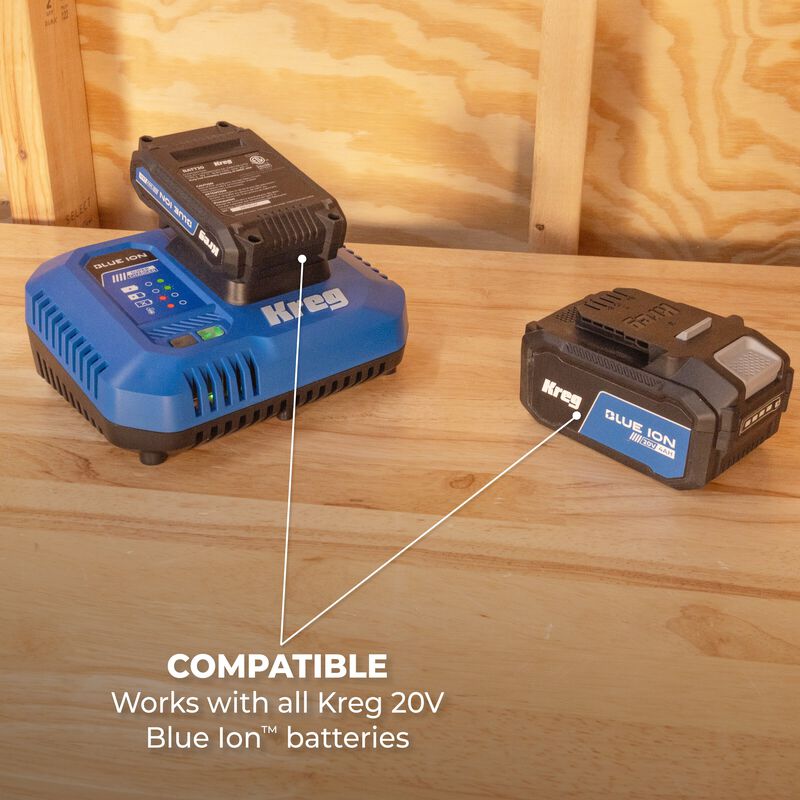 Kreg 20V Blue Ion Super Charger CRGR801B