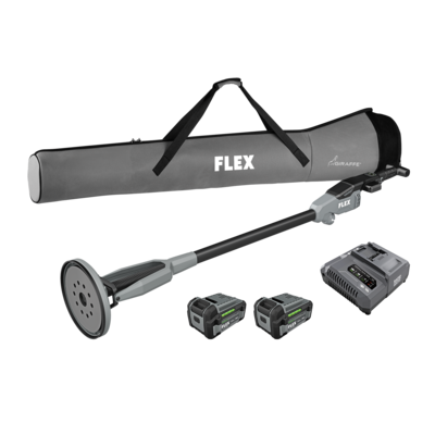 Flex Tools 24V Cordless 9” Rotary Drywall Sander Kit (2x 5.0Ah) FX3731-2C