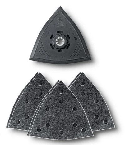 Fein MultiMaster Starlock Plus Perforated 5-1/8in Triangular Sanding Set 63806204210