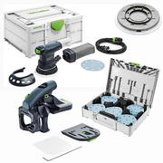 Festool 5 in Random Orbital Sander ETS 125 Kit w- Granat Abrasives Edge Guide Pad ETS125KIT