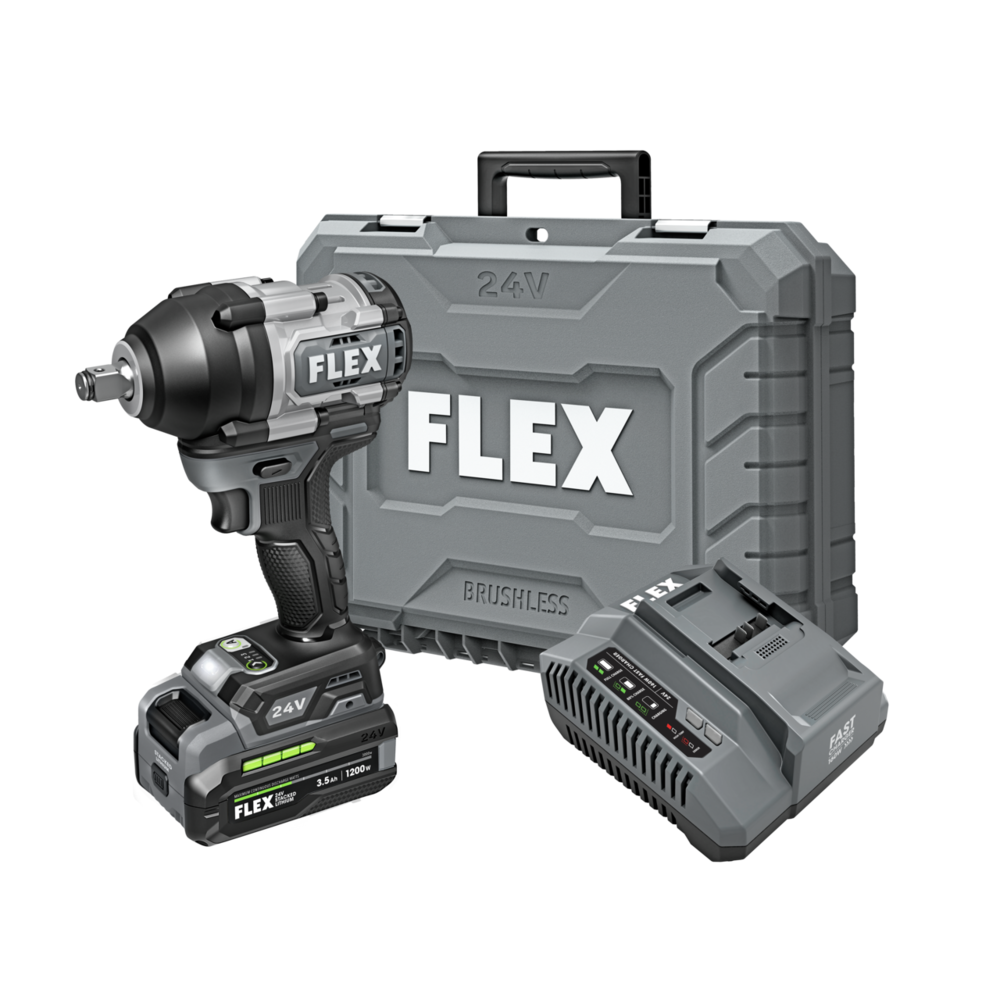 Flex Tools 1-2 Mid-Torque Impact Wrench Stacked Lithium Kit FX1451-1F
