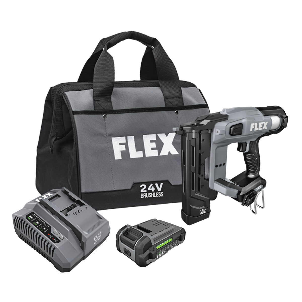 Flex Tools 1-4 Narrow Crown Stapler Kit FX4511-1A