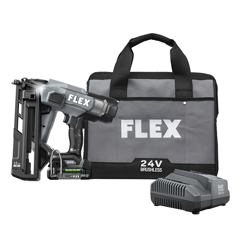 Flex Tools 16Ga Angled Nailer Kit FX4321A-1A