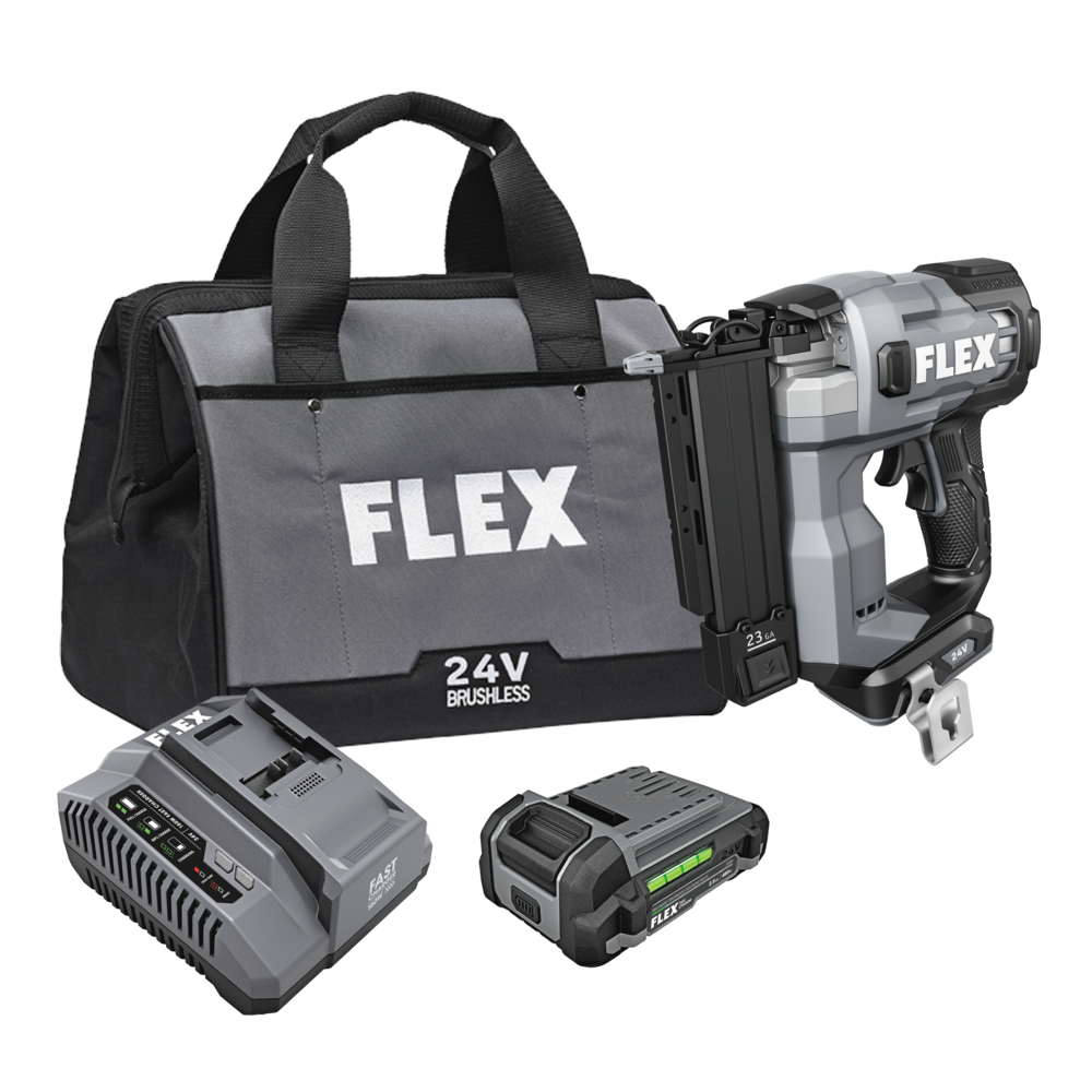 Flex Tools 23Ga Pin Nailer Kit FX4341-1A
