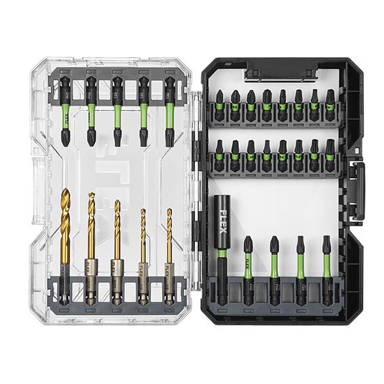 Flex Tools 31-Piece Impact Drill and Drive Bit Set FAM10001-31