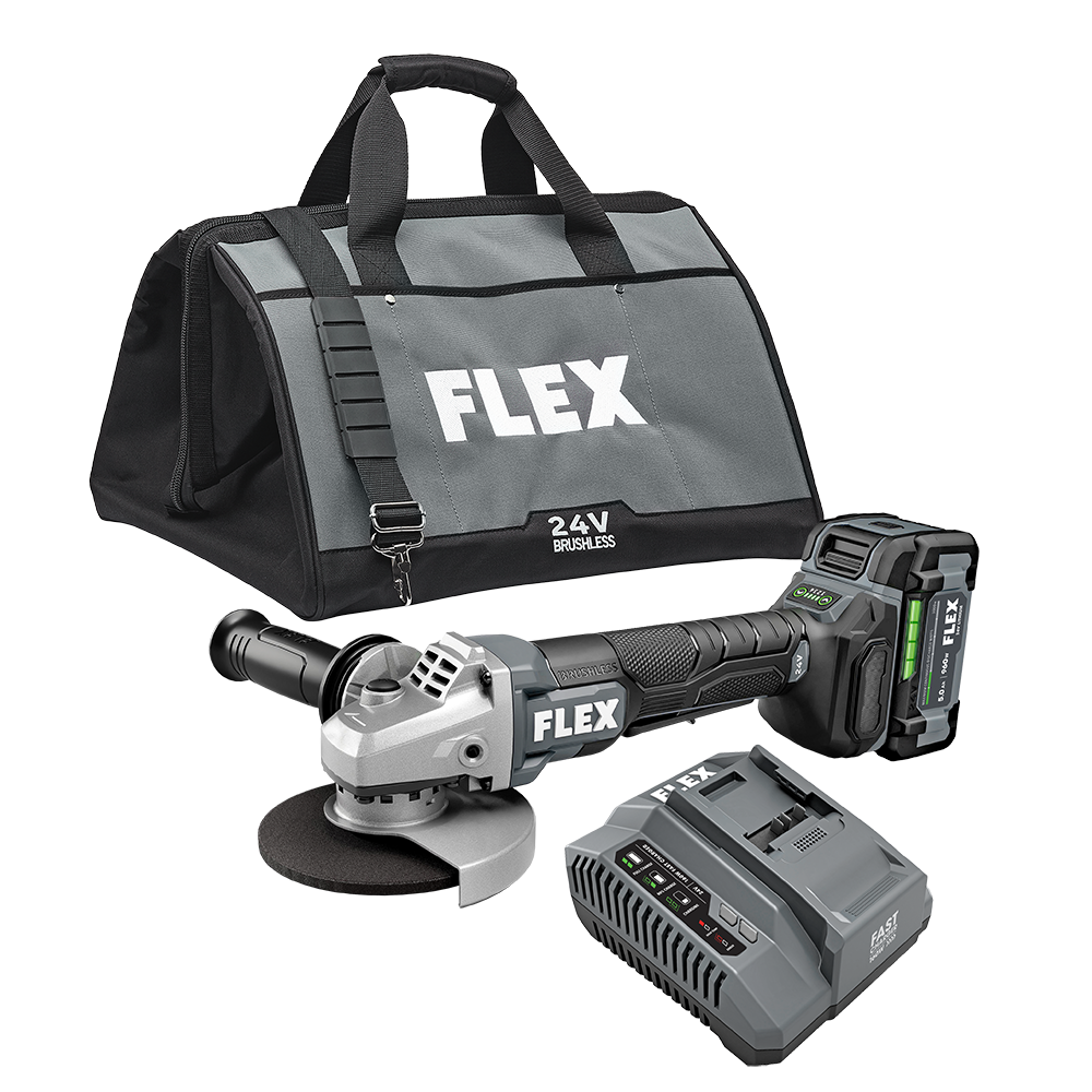 Flex Tools 5 Variable Speed Angle Grinder with Paddle Switch Kit FX3171A-1C