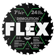 Flex Tools 7-1-4 24T Demolition Superior Framing-Forming Circular Saw Blade 10-Pack FA201003-10B
