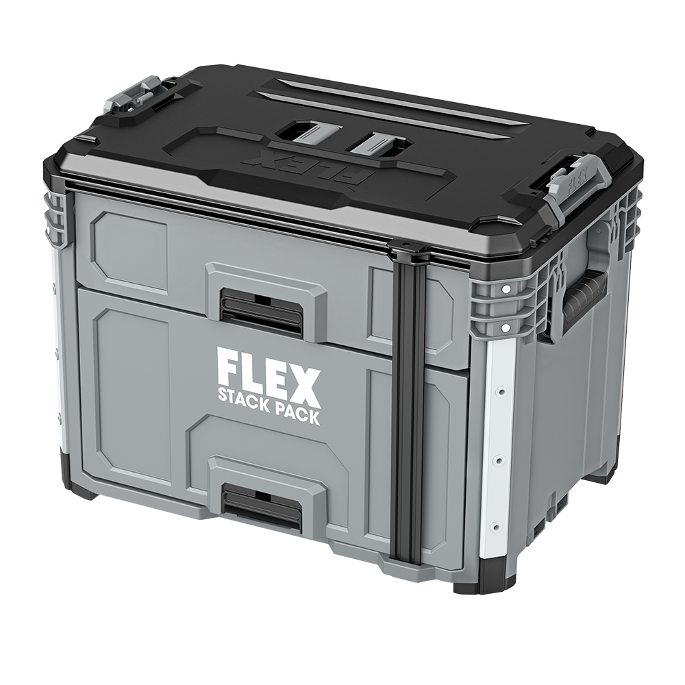 Flex Tools STACK PACK 2-Drawer Tool Box FS1106