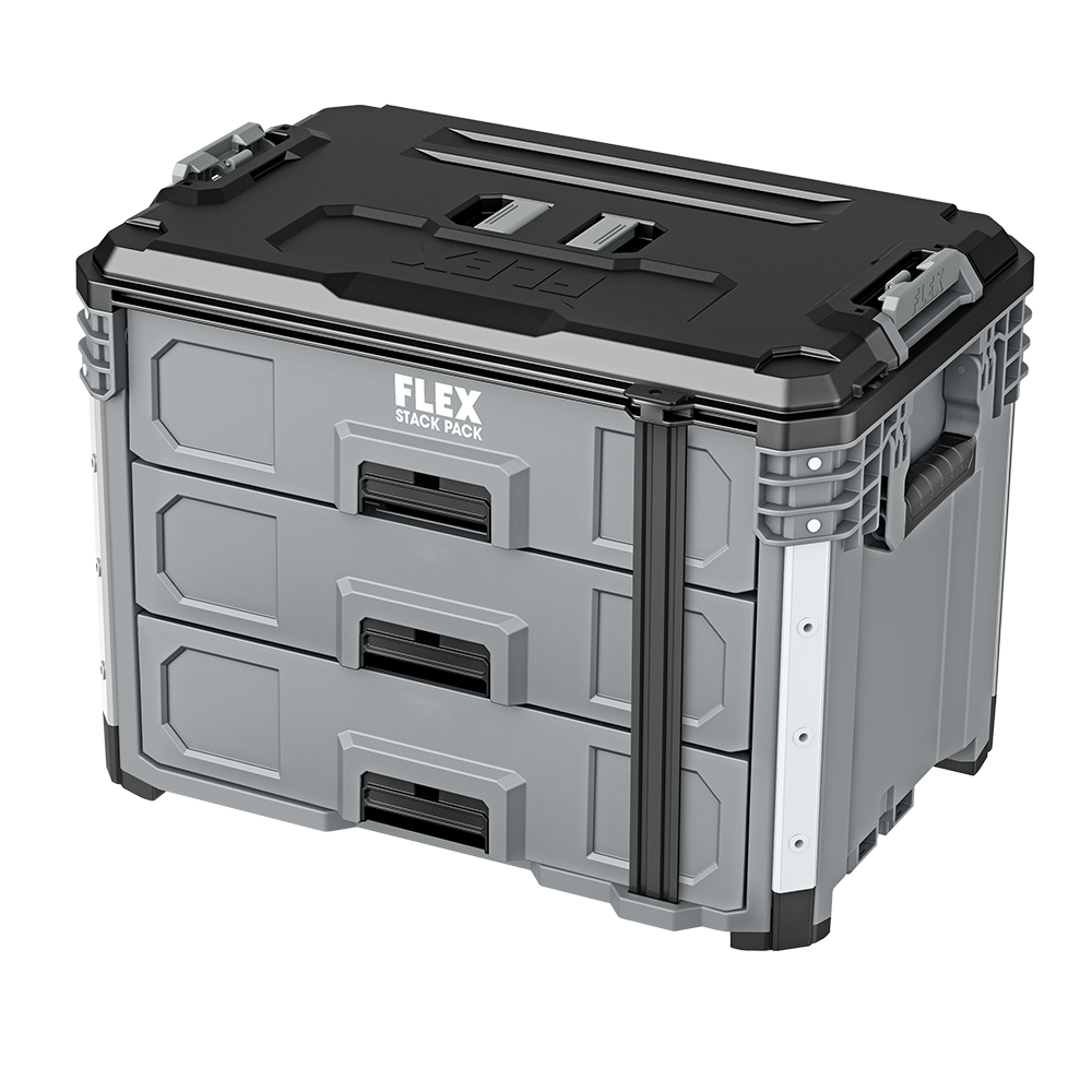 Flex Tools STACK PACK 3-Drawer Tool Box FS1105
