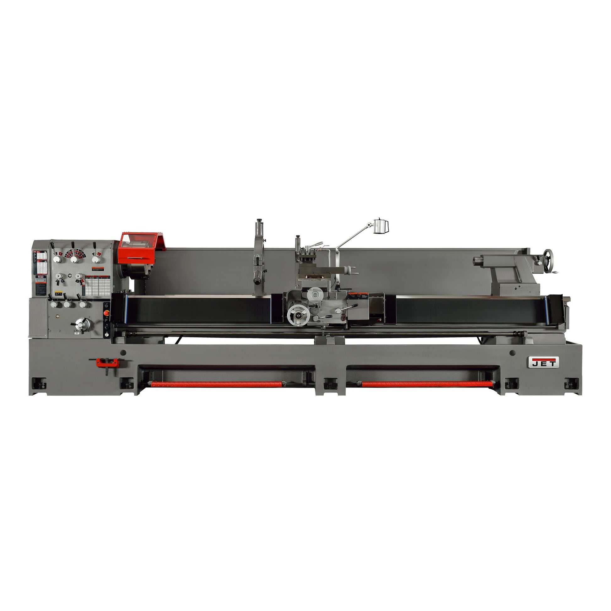 Jet GH-26130ZH 26"x130" Large Spindle Bore Gear Head Lathe w/ Newall NMS800 DRO JT1-3320