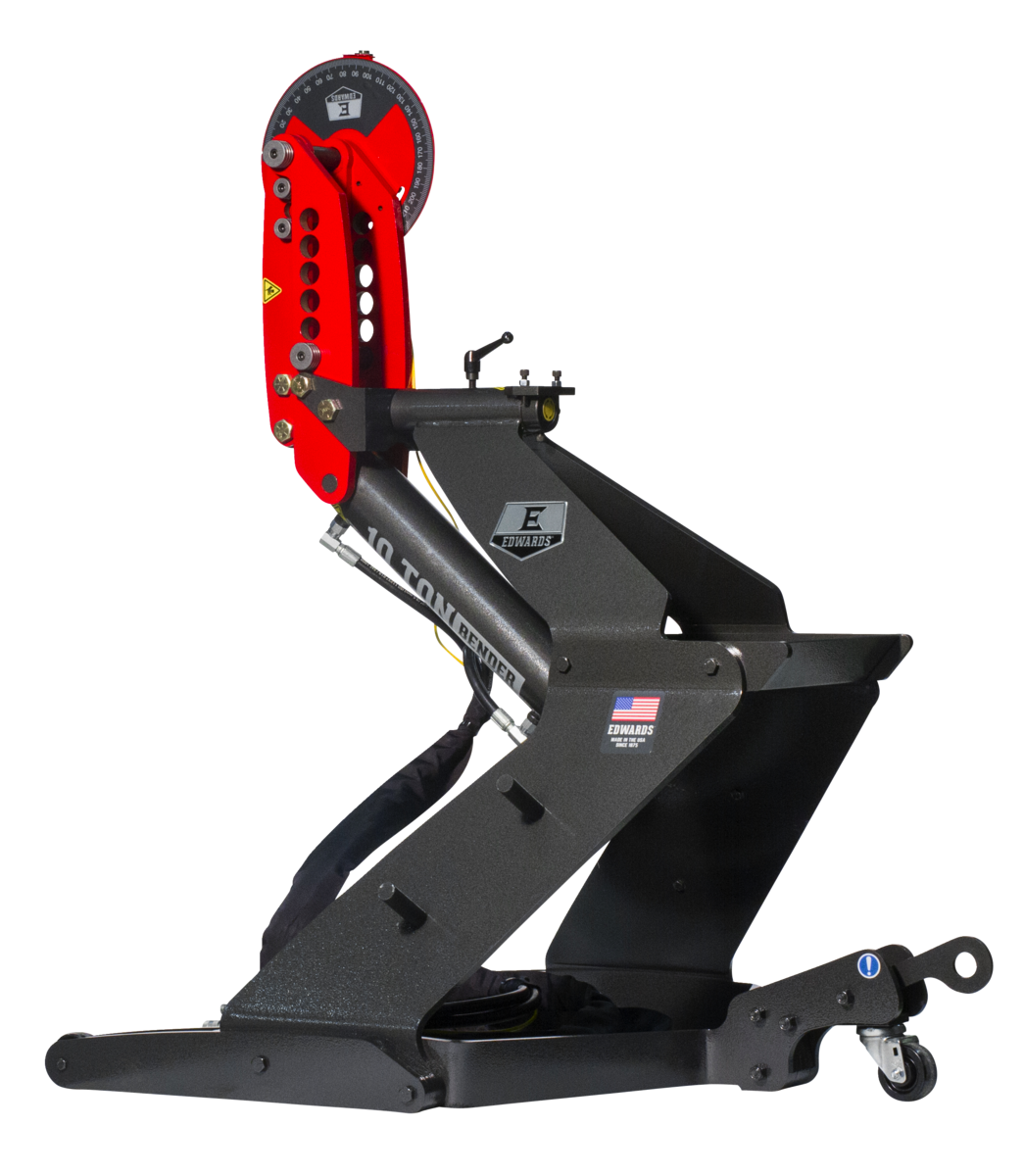 Edwards Ironworkers 10 Ton Bender and Portable Power Unit 3 Phase, 230 Volt HAT1020