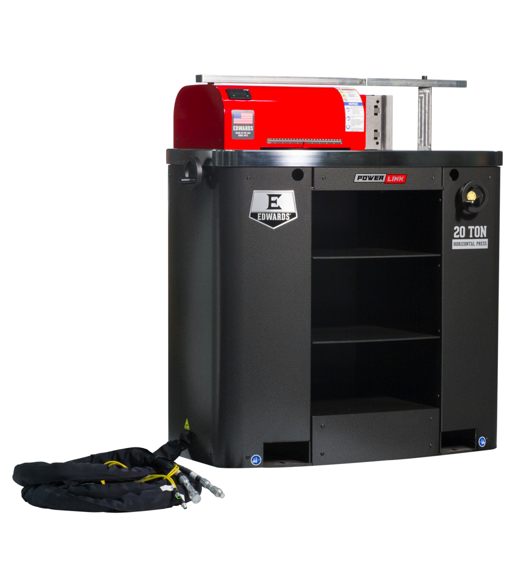 Edwards Ironworkers Horizontal Press and Portable Power Unit 3 Phase, 230 Volt HAT6020