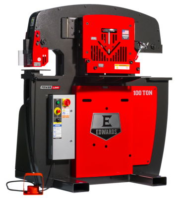 Edwards Ironworkers 100 Ton Ironworker 3 Phase, 230 Volt with PowerLink IW100-3P230-AC600