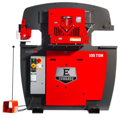 Edwards Ironworkers 100 Ton Ironworker 3 Phase, 460 Volt with PowerLink IW100-3P460-AC600