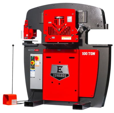 Edwards Ironworkers 100 Ton Ironworker 3 Phase, 575 Volt with PowerLink IW100-3P575-AC600