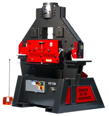 Edwards Ironworkers 120 Ton Ironworker 3 Phase, 208 Volt with PowerLink IW120-3P208-AC900