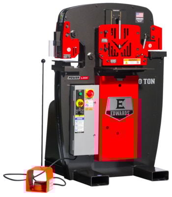 IW50-1P230-AC500, Edwards 50 Ton Ironworker 1 PH, 230V ACC Pack