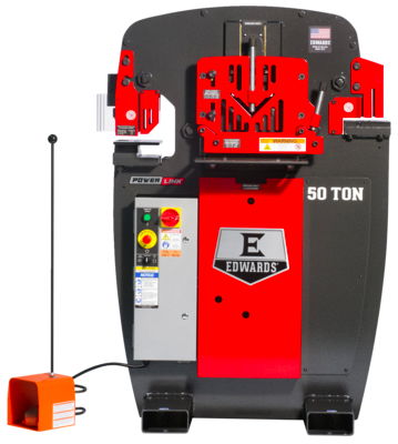 IW50-1P230-AC500, Edwards 50 Ton Ironworker 1 PH, 230V ACC Pack