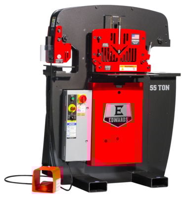 Edwards Ironworkers 55 Ton Ironworker, 3 Phase, 460 Volt IW55-3P460