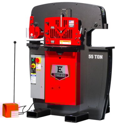 Edwards Ironworkers 55 Ton Ironworker, 3 Phase, 460 Volt IW55-3P460