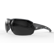 Edge Eyewear Kabru - Black Frame with Gray TPR?/ Vapor Shield Smoke Lenses KB126VS