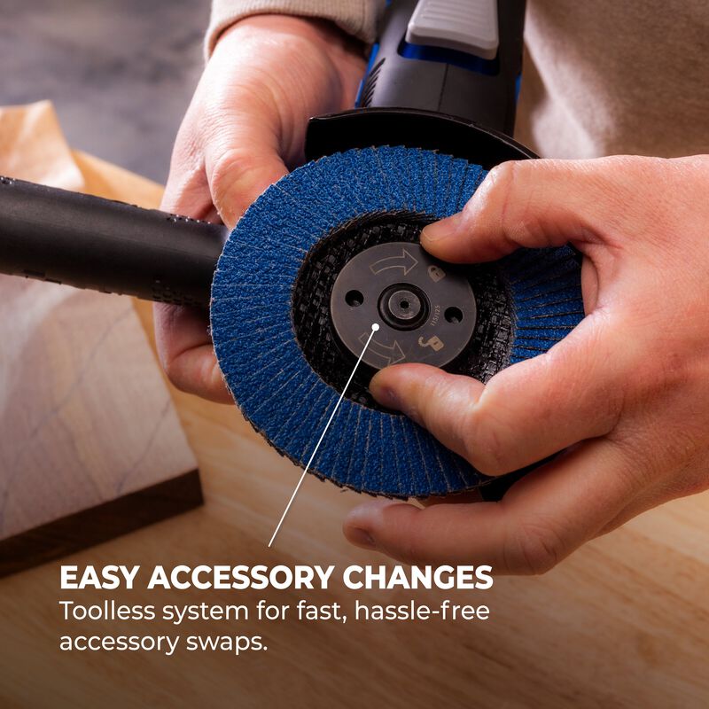 Kreg 20V Ionic Drive 4-1/2"-5" Angle Grinder KPTAG450B