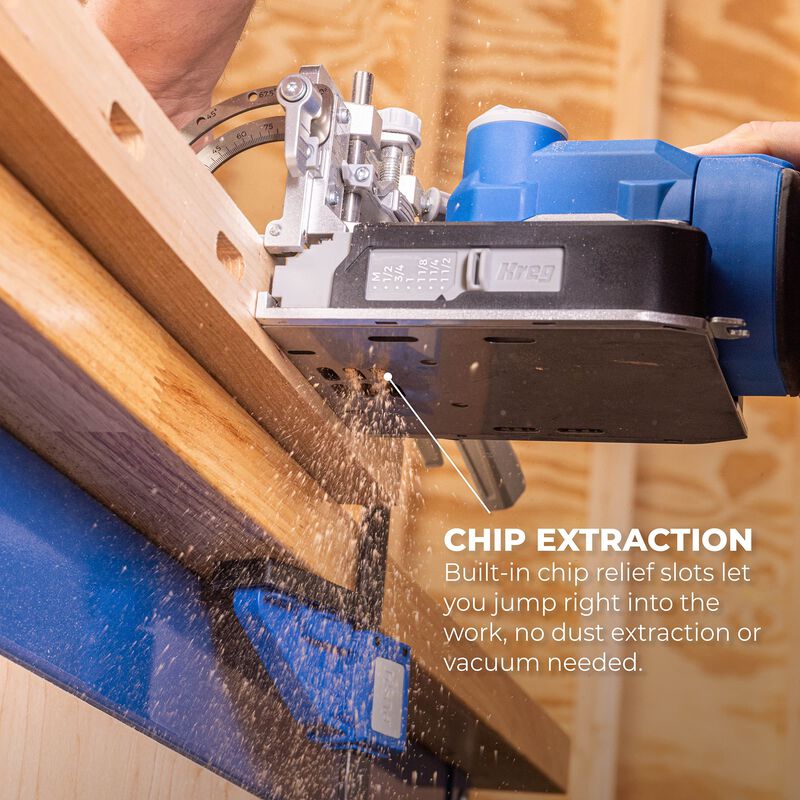 Kreg Edge 20V Ionic Drive Loose Tenon Joiner 4ah Kit KPTBEDGE100B