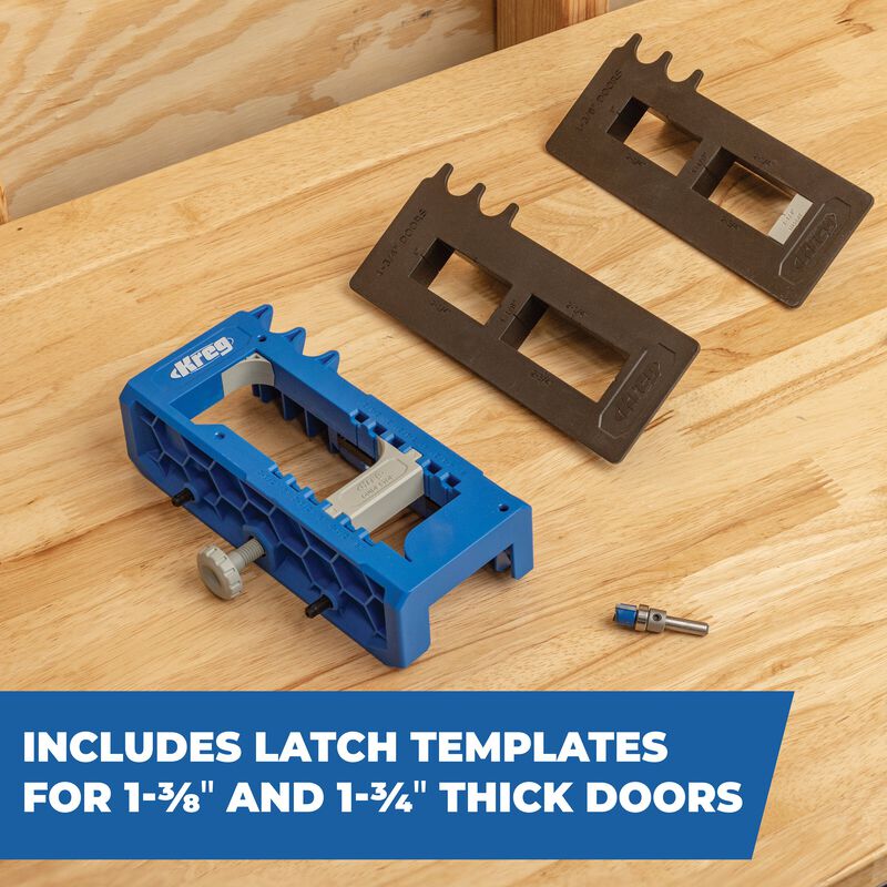 Kreg Door Hinge Routing Jig, For 2-1/2 in. to 5 in. Hinges KRTHJ100