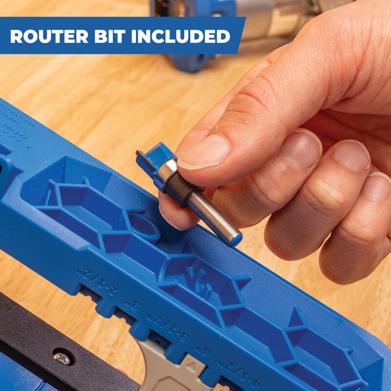 Kreg Door Hinge Routing Jig, For 2-1/2 in. to 5 in. Hinges KRTHJ100