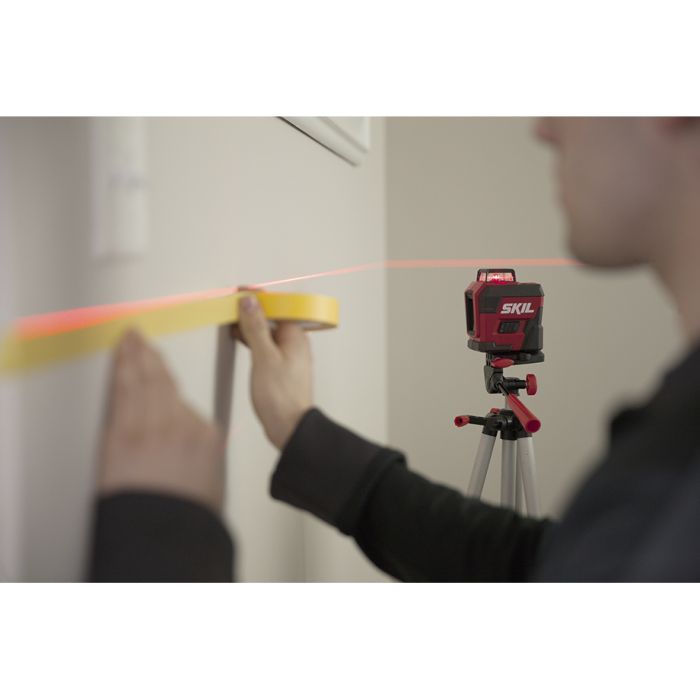 Skil Self-Leveling 360 Degree Red Cross Line Laser LL932201