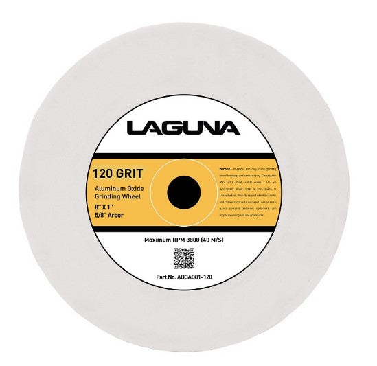 Laguna Tools 8" 120G Aluminum Oxide Wheel for G8 ABGAO81-120